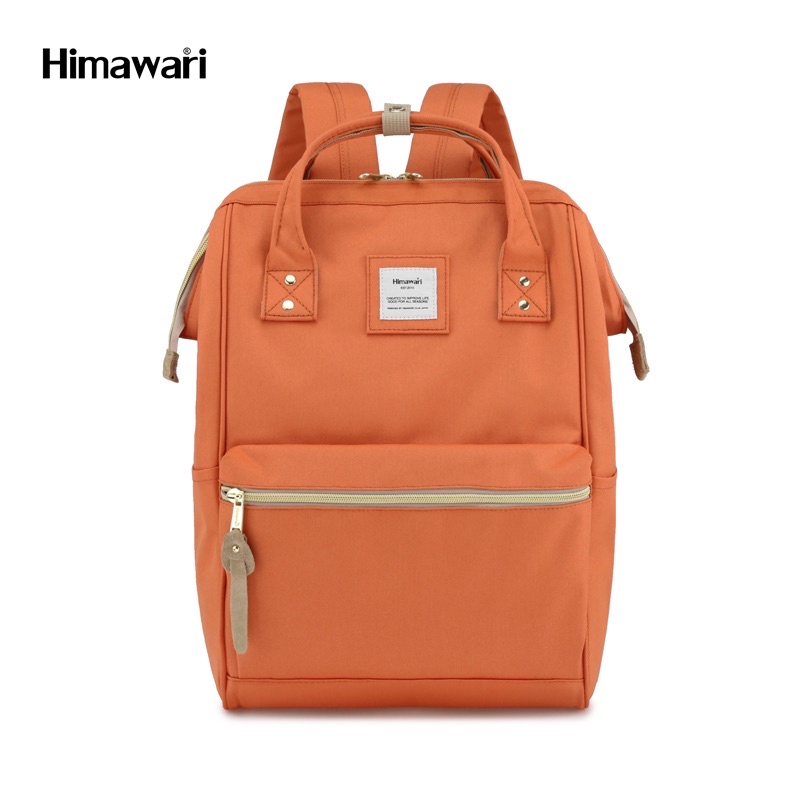 กระเป๋าเป้สะพายหลัง ฮิมาวาริ Himawari Backpack with USB Charging 14" Laptop Compartment HM 9001 Orange