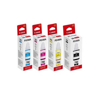 CANON Ink Bottle GI-790BK,C,M,Y (เซท 4 สี) หมึกพิมพ์ (SP2-1610+SP2-1611+SP2-1612+SP2-1613)