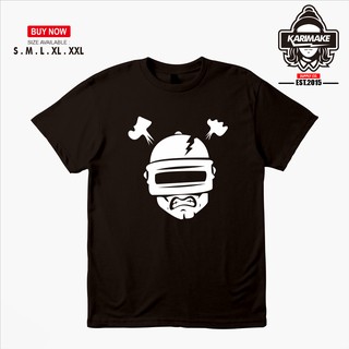 เสื้อยืดผ้าฝ้ายพิมพ์ลายแฟชั่น เสื้อยืด พิมพ์ลาย Pubg Helmet Level 3 Game สําหรับผู้ชาย