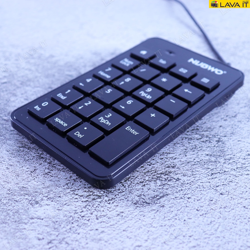 Nubwo NK-22 คีย์บอร์ดตัวเลขมีสาย USB Keyboard Numerric Keypad (รับประกันสินค้า 1 ปี)