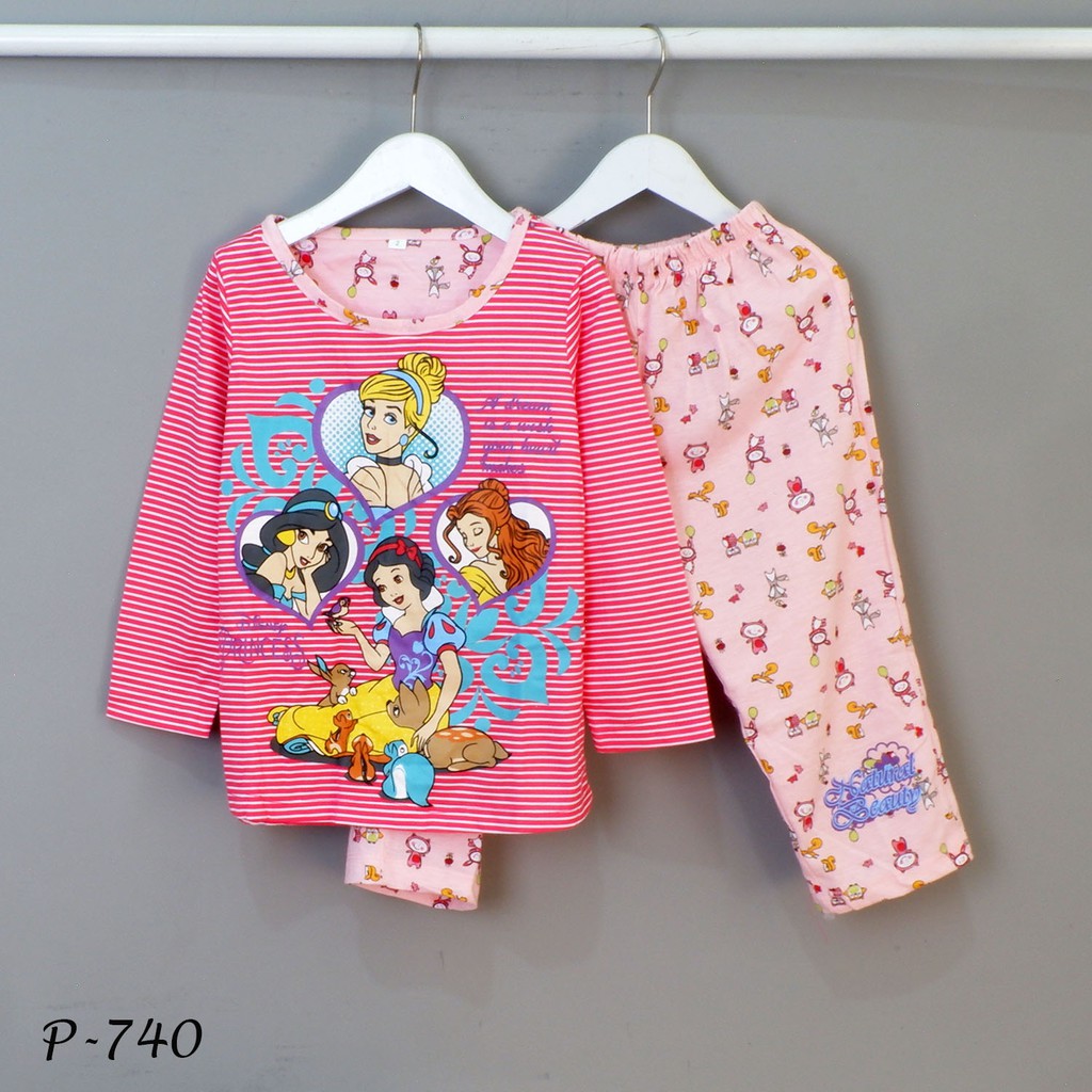 Natural Beauty ชุดนอนแขนยาวเด็กผู้หญิง P-740 / PTP ไซส์ 2-4-6