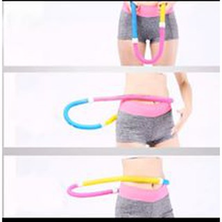 Spring Hula Hoop ฮูล่าฮูปแบบสปริง ช่ายเผาผลาญไขมัน ทำให้เกิดการไหลเวียนของโลหิตมากขึ้น เพียงเล่นฮูล่าฮูปวันละ 30 นาทีทำใ