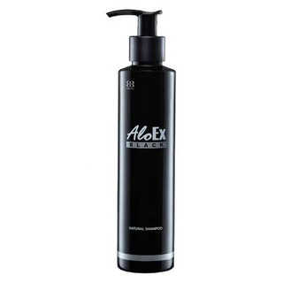 แชมพูดำบำรุงรากผม : AloEx Black Shampoo อโลเอ็กซ์ 200มล.