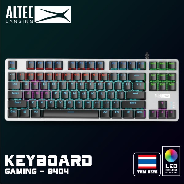 Altec Lansing Gaming Keyboard GK8404 TKL Red Switch