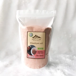 เกลือหิมาลายันสีชมพูป่น 1000กรัม มี อย.เกลือชมพู พรีเมี่ยม Himalayan fine pink salt