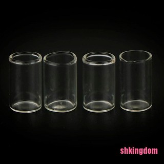 (shkib) 4 ชิ้น/ชุดโมเดลแก้วใสขนาดมินิสําหรับตกแต่งบ้านตุ๊กตา dom