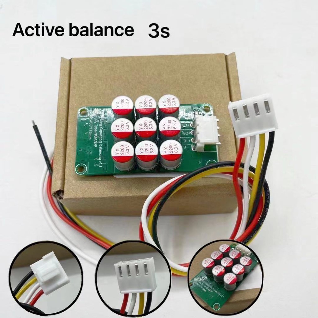 3S 4S  7S 8S 14S 17S Active Balance บอร์ดเเอคทีฟบาลานซ์ สำหรับ LiFePo4  Li-ionNMC