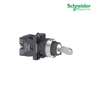 XA2EG43 - Selector switch สวิตช์, ขนาด 22 mm, 2 ตำแหน่ง, แบบ Key switch, สีดำ, 2 NO_Schneider Electric ที่ร้าน PlugOn