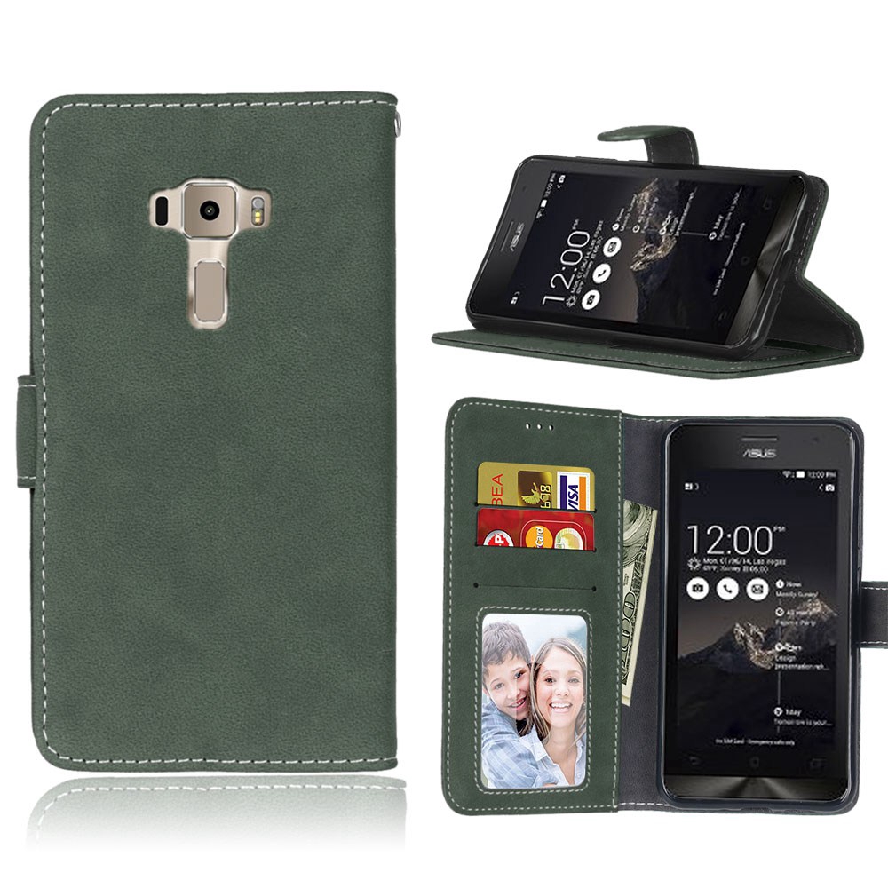 NEKOYA Cover ASUS Zenfone 3 ZE552KL,Caso di ASUS Zenfone 3 ZE552KL [Custodia a Portafoglio Flip] [Sensazione setosa][Supporto Stand] Magnetico Cassa per ASUS Zenfone 3 ZE552KL