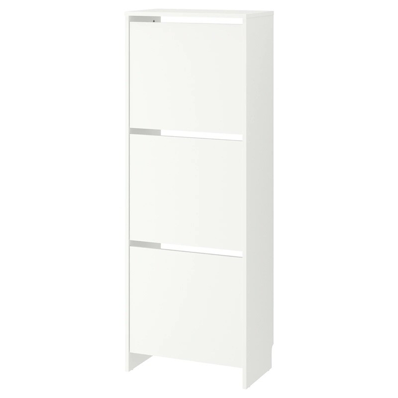 IKEAแท้ BISSA บิสซ่า ตู้รองเท้า 3 ช่อง, 49x28x135 ซม