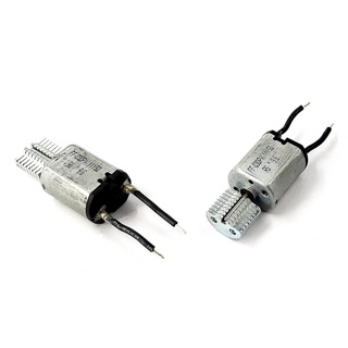 DC 3V-3.7V 0.35A Micro 030 Vibration Motor Vibrating Motor 15.4*15.4*11.8mm Silver Miniature Head for Frog Feeding Massa