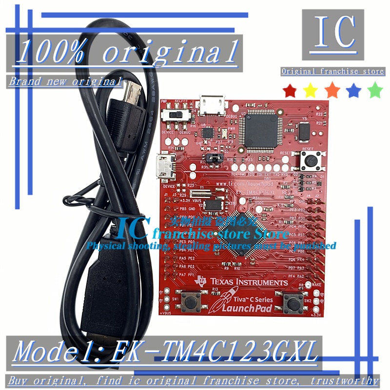 100% Brand new original 1PCS EK-TM4C123GXL TM4C123G Development Board Microcontroller Evaluation Board