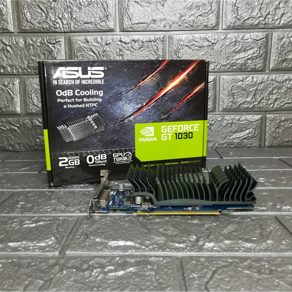 ⚡️การ์ดจอ GT1030 2GB ASUS GDDR5 Low-Profile ไม่ต่อไฟเพิ่ม