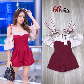 Jumpsuit Bellita ผ้าผูกเป็นโบช่วงใหล่