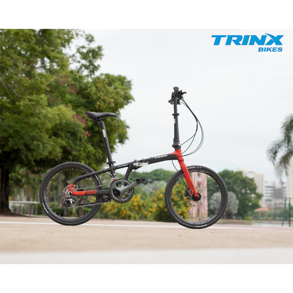 จักรยานพับได้ TrinX Flybird 4.0 เฟรมอลูมิเนียมซ่อนสาย 20" Shimano Tiagra 20 สปีด ดิสเบรกน้ำมัน 2021