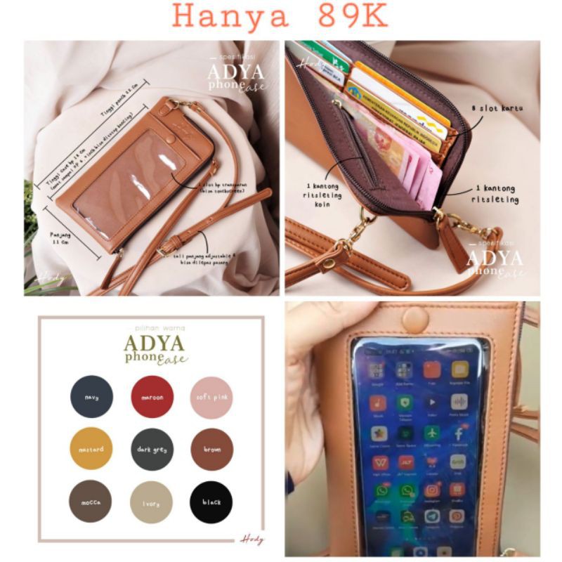 Adya phone Chasing by hody bag PO