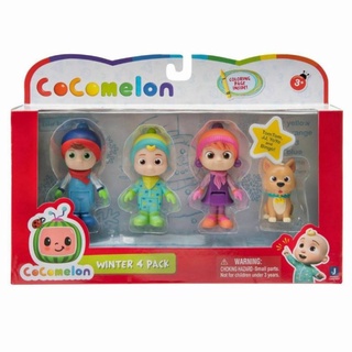 Cocomelon Winter Figure 4 Packของเล่น ฟิกเกอร์ โคโค่เมลอน