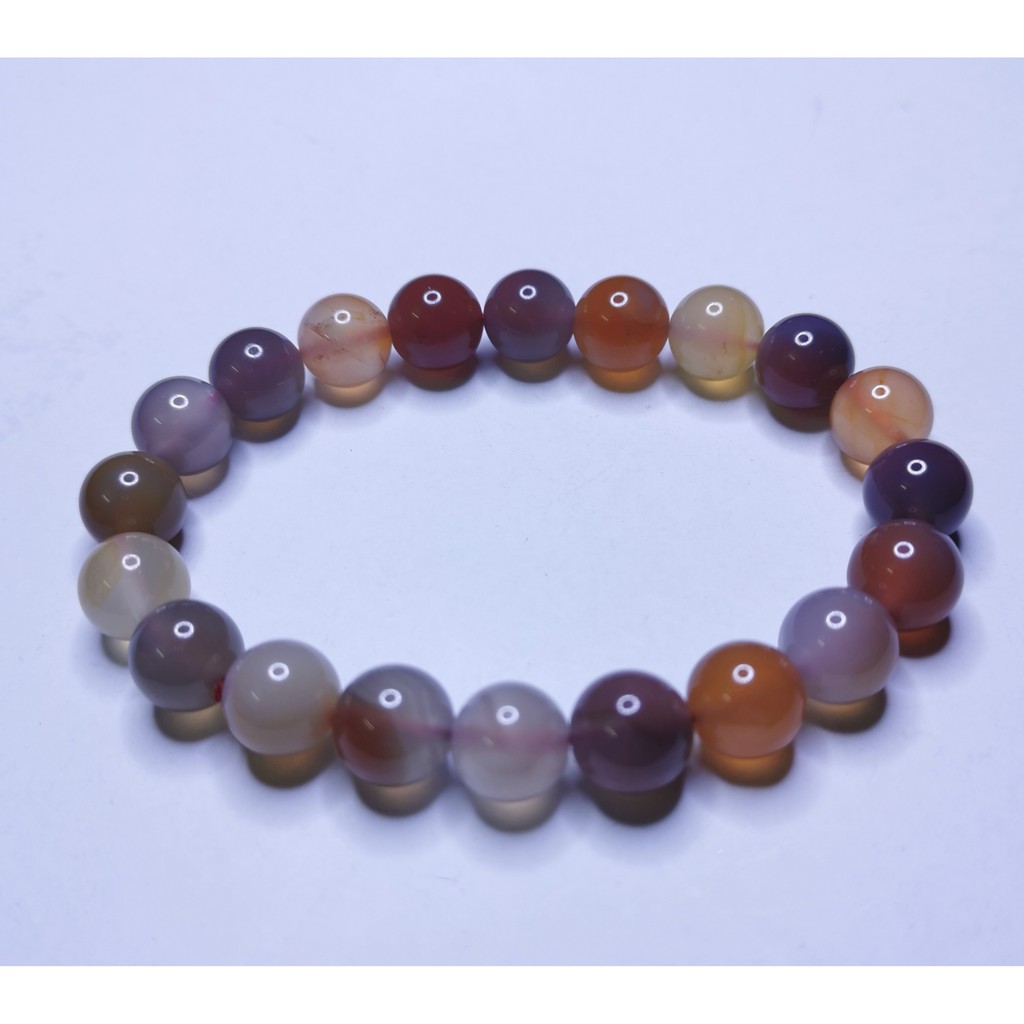 สร้อยข้อมืออาเกต Yan Yuan 9.8 มม. เค้กบาริเคนโซ่โซ่รูป9.8 มม.