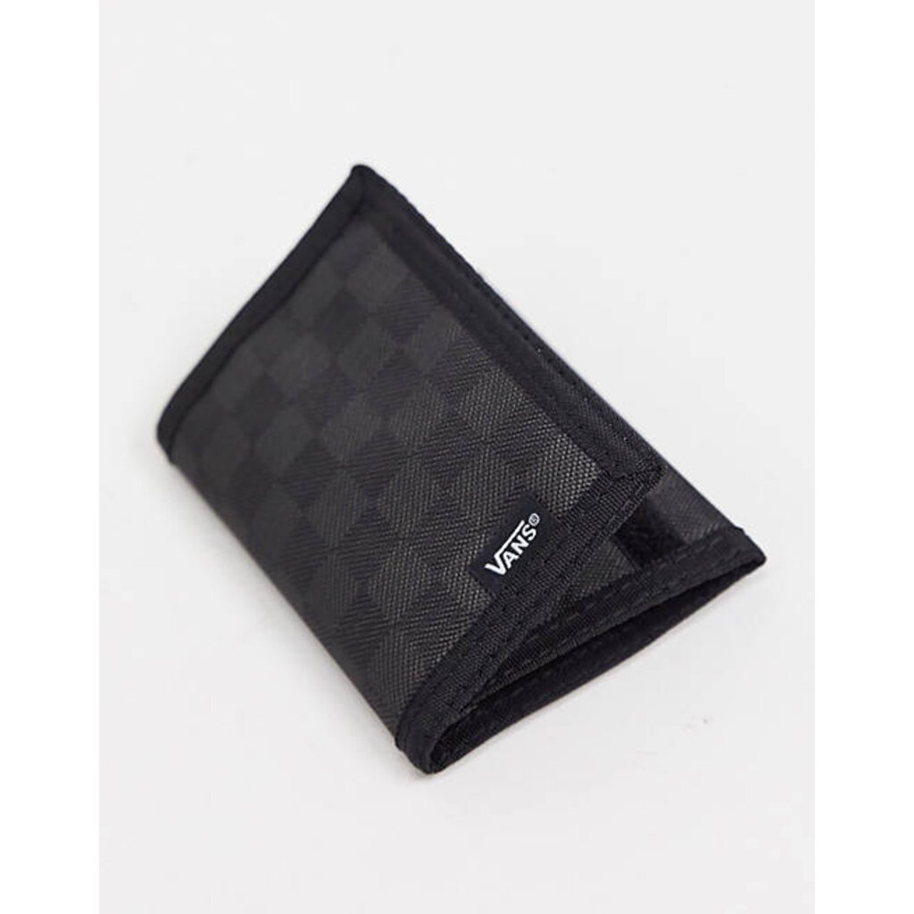 กระเป๋าสตางค์ Vans Slipped Wallet - Black/Mesh Grey ของแท้ พร้อมส่งจากไทย