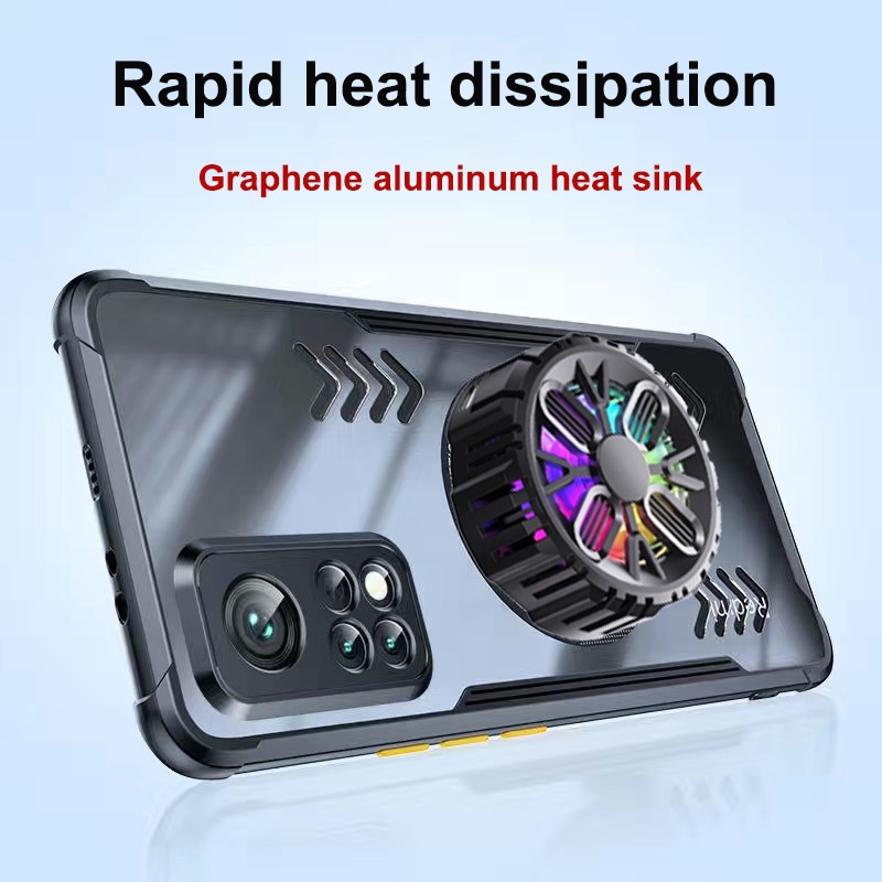 สําหรับ Xiaomi Poco X2/F2 Pro Graphene Vent Hole สําหรับ Xiaomi Mi 9T 9TPro 10T Pro การกระจายความร้อ