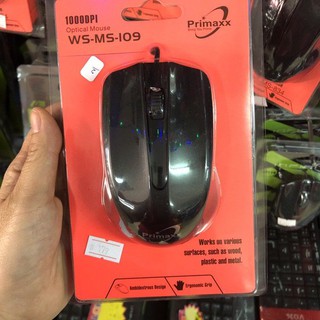 Mouse Primaxx Ws-MS-901 เม้าส์ขนาดมาตรฐาน ราคาประหยัด