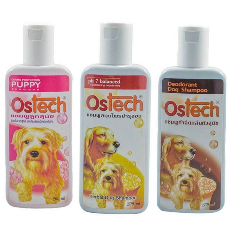 Ostech ออสเทค แชมพูสุนัข พัฒนาสูตรอ่อนใสไม่ให้เกิดการระคายเคือง