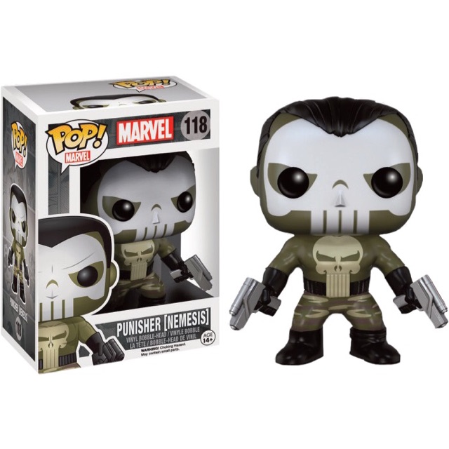 {IN-STOCK} Funko Pop! MARVEL : Punisher #118