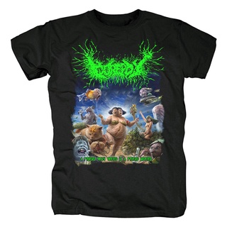 เสื้อยืดโอเวอร์ไซส์【Sportwear】เสื้อยืดผ้าฝ้าย 100% พิมพ์ลาย Gorepot Rock 3D Demon skull Hardrock heavy thrash Metal สไตล