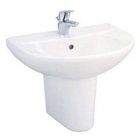 ขาตั้งครึ่ง COTTO C420 สีขาว(เฉพาะขาตั้ง ไม่รวมอ่างล้างหน้า) อะไหล่ อ่างล้างหน้า