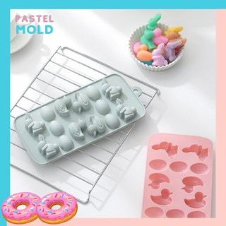 Mold Pastel พิมพ์ซิลิโคนกระต่าย พิมพ์เป็ด ทำวุ้น ช๊อคโกแลต ตกแต่งเทียนหอม สุดปัง สุดน่ารักมาก รีบมาตำกันนะจ๊ะ