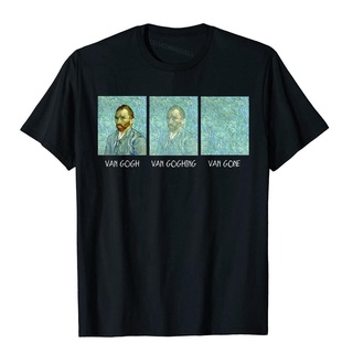 เสื้อยืดผ้าฝ้ายพิมพ์ลายขายดี เสื้อยืดผ้าฝ้าย พิมพ์ลาย Van Gogh Van Goghing Van Gone ตลก สําหรับผู้ชาย ขายดี