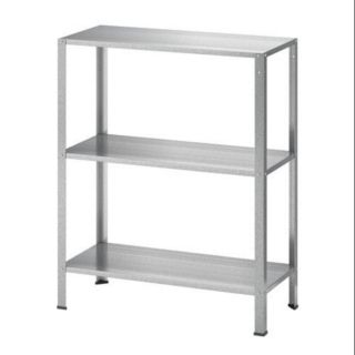 ชั้นวางของ ใช้ได้ทั้งในและนอกอาคาร เหล็กกัลวาไนซ์ไม่เป็นสนิม  Shelving unit, in/outdoor, 60x27x74 cm