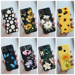 เคสโทรศัพท์มือถือ Tpu แบบนิ่มลายดอกไม้สําหรับ Oppo A15 A15S A3S A5S A5 A7 Ax7 A12 A12E Oppoa15 2020