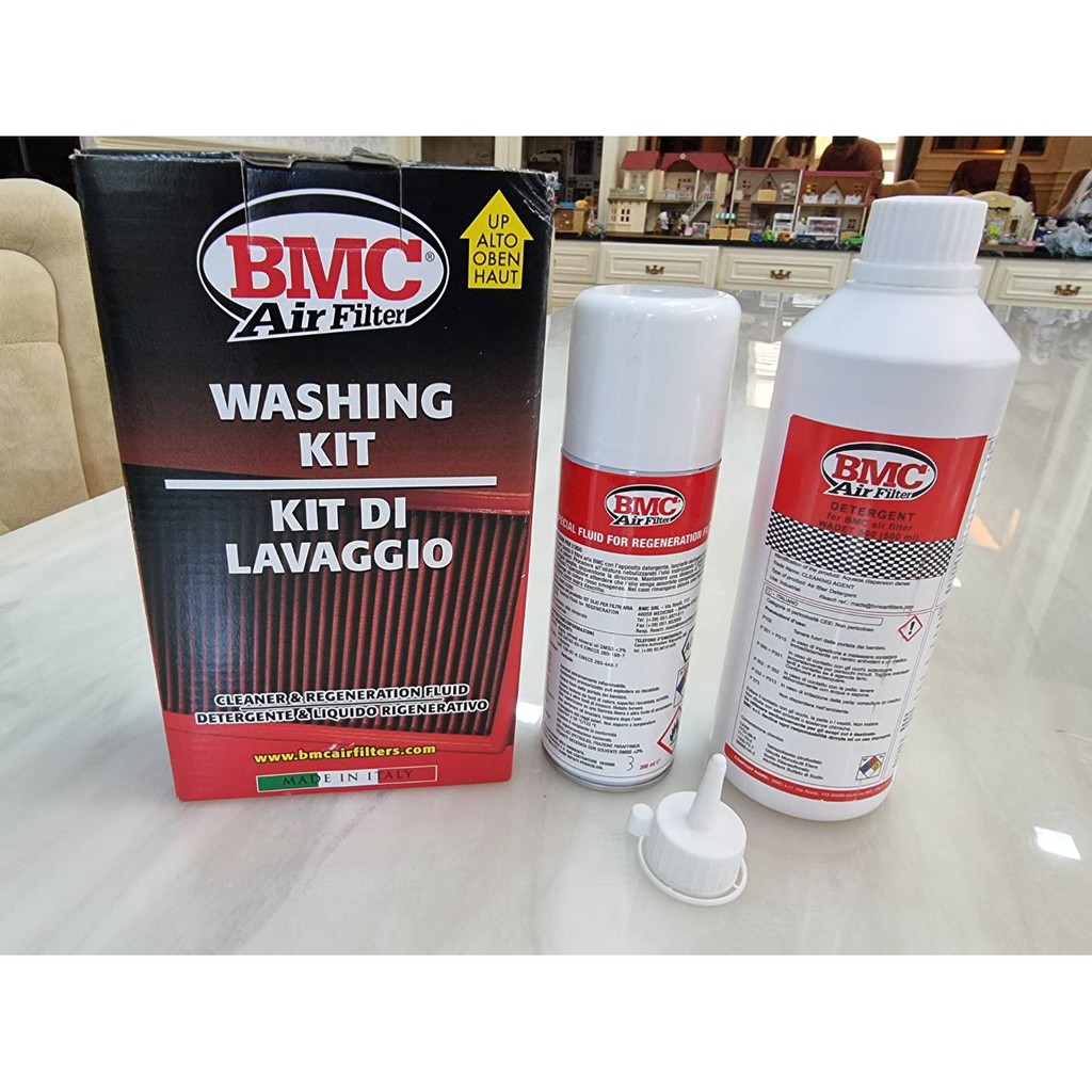 น้ำยาล้าง + เคลือบ กรองอากาศ BMC