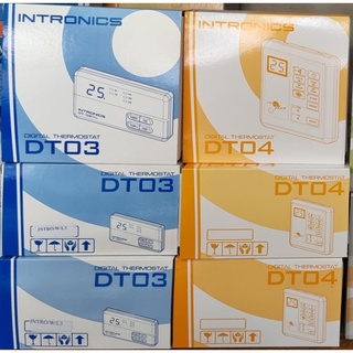 ชุดรีโมทคอนโทรลดิจิตอล INTRONICS รีโมทแอร์ เทอร์โม รูม DT03 DT04 มีสาย ไร้สาย ไฟ220V.