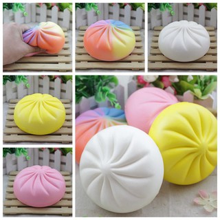 5 Inches Jumbo Slow Rising Kawaii Sweet Scented Steamed Creamy Custard Bun Squishies