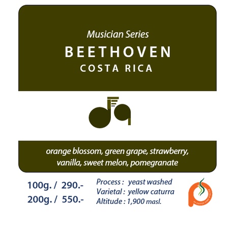 Costa Rica Beethoven (Yeast Washed)​ / 100g / 200g