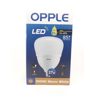 OPPLE หลอดไฟ LED 27W แสงขาว และแสงเหลือง