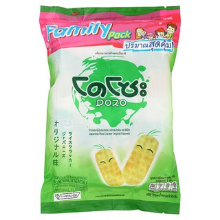 🔥The Best!! โดโซะ ข้าวหอมญี่ปุ่นอบกรอบ รสกลมกล่อม 16 ซอง Dozo, Japanese fragrant rice, crispy, mellow flavor, 16 sachets