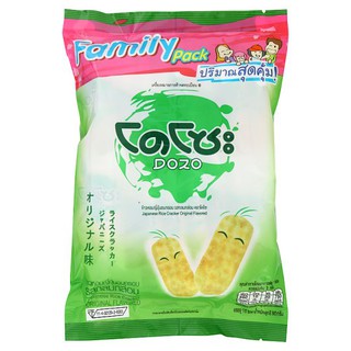 🔥The Best!! โดโซะ ข้าวหอมญี่ปุ่นอบกรอบ รสกลมกล่อม 16 ซอง Dozo, Japanese fragrant rice, crispy, mellow flavor, 16 sachets