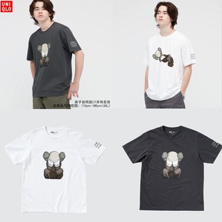 ใหม่ Uniqlo เสื้อยืด คอกลม แขนสั้น พิมพ์ลาย KAWS สําหรับเด็กผู้ชาย ผู้หญิง 446311/44631288