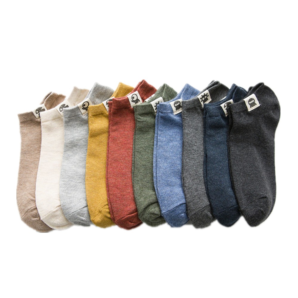 KAFU D99 ถุงเท้าข้อสั้น สีสันสดใส