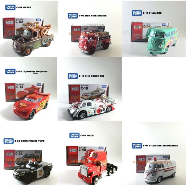 รถเหล็ก Tomica Disney Pixar Cars & Mickey