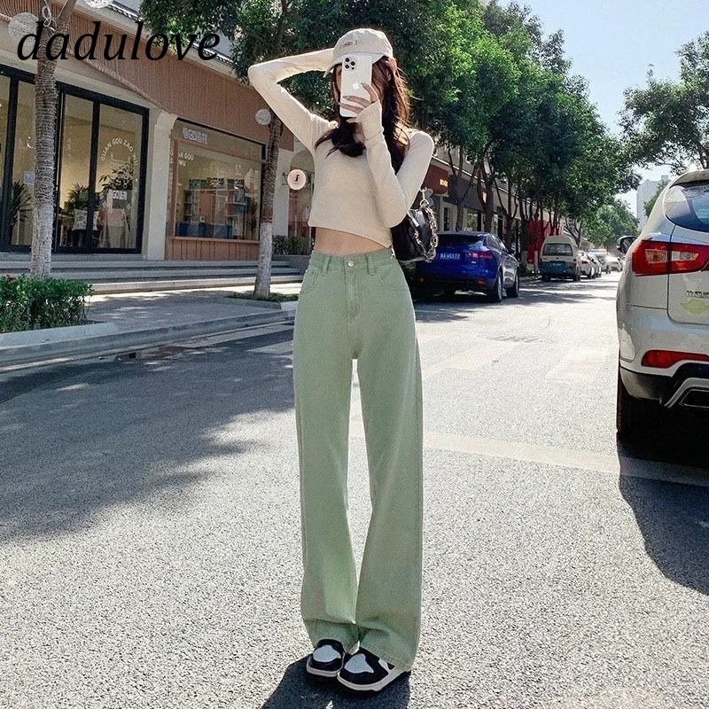 DaDulove 2022 New High Waist Jeans Loose Korean Version Niche Wide Leg Pants Fashion plus Size Women's Clothing #7
