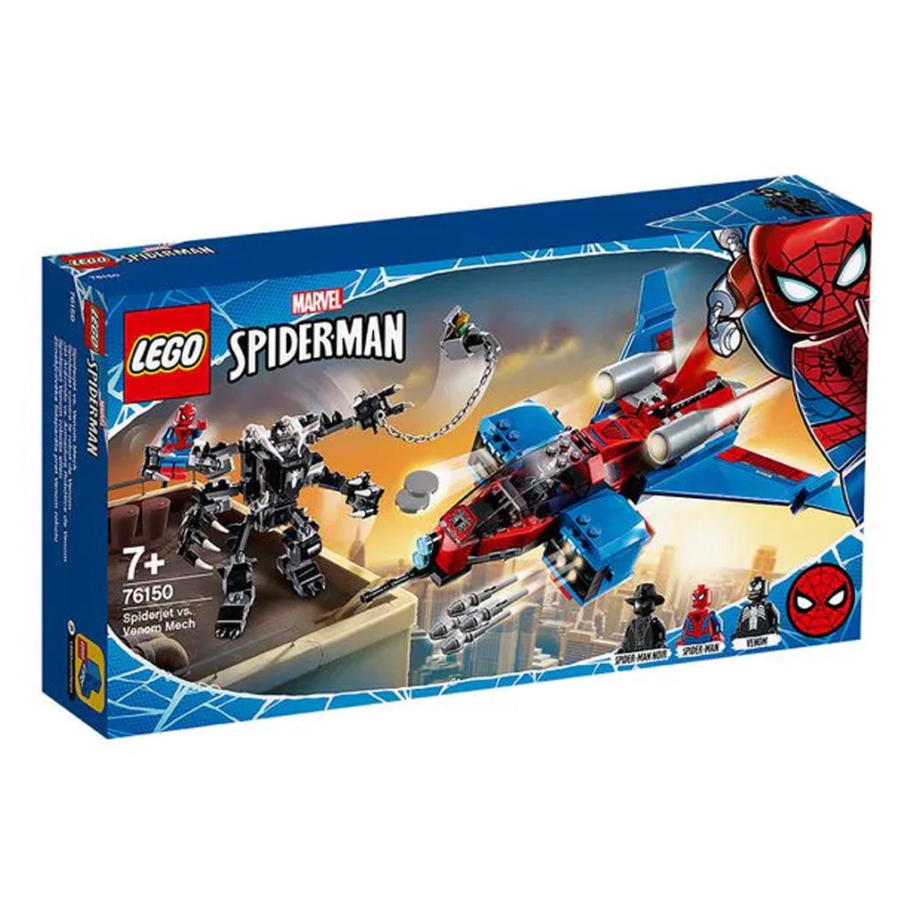 76150 : LEGO Marvel Spiderjet vs. Venom Mech (กล่องไม่สวย)