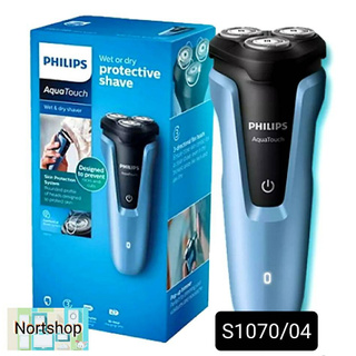 Philips Aqua Touch เครื่องโกนหนวดไฟฟ้าแบบเปียกและแห้ง S1070/04