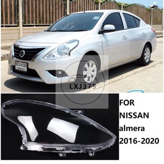 ฝาครอบเลนส์ไฟหน้ารถยนต์ สําหรับ Nissan Almera 2016 2017 2018 2019 2020