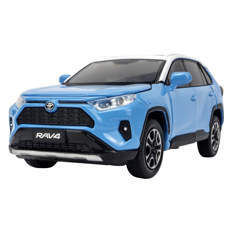 Hot Toys Diecast 132 Toyota RAV4 Alloy Car Model Sound Light Can Open ...