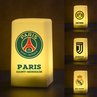 โคมไฟ ลาย Barcelona Manchester City Manchester United Juventus Liverpool Paris Chelsea Inter Milan สําหรับตกแต่งบ้าน