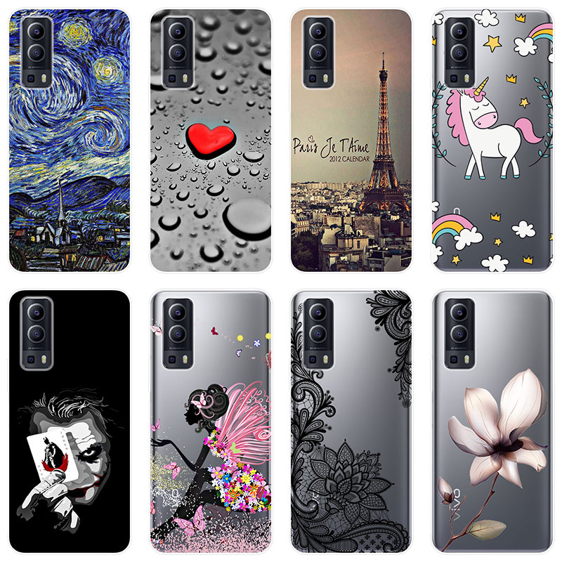 เคสสำหรับ Vivo Y72 5g Case Silicone Back Cover Soft Casing Vivo Y72 Y 72 Vivoy72 Cartoon Tpu เคส 1381